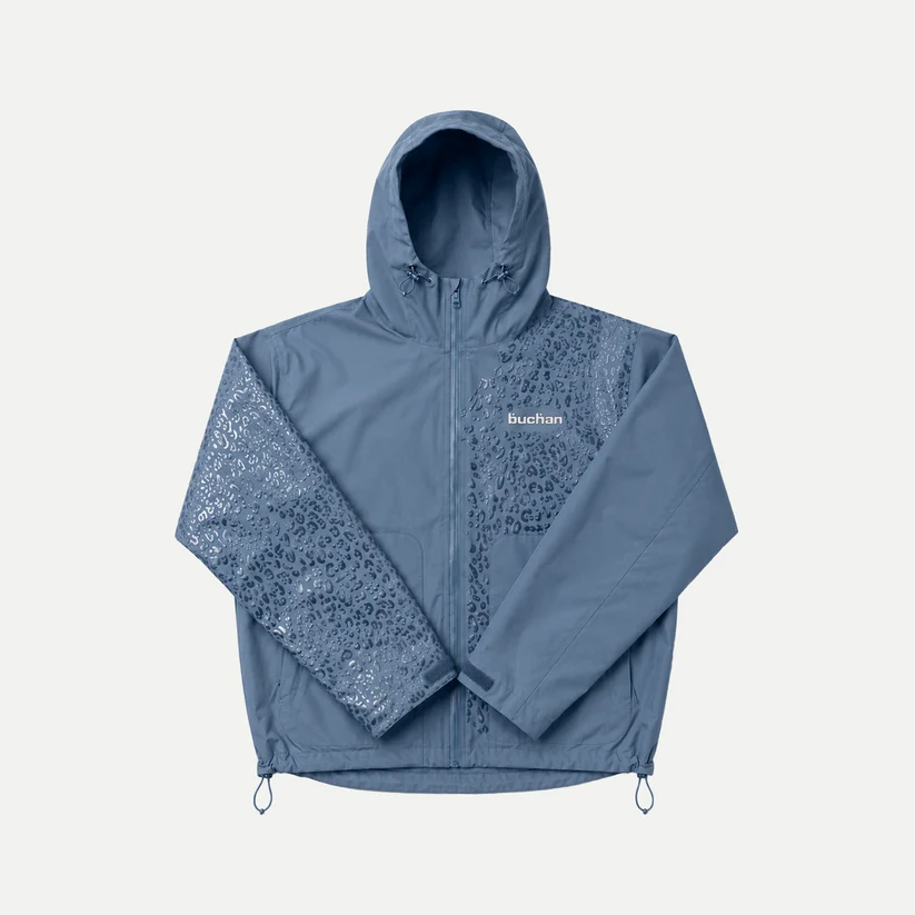 Water Reactive Cheetah Rain Jacket